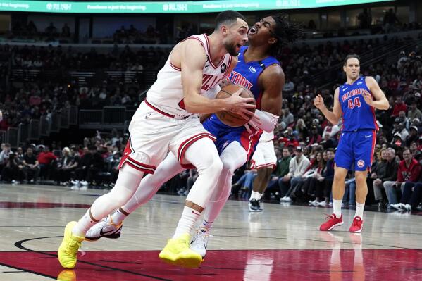 LaVine scores season high 43 as Bulls beat Pistons 132 118 AP News